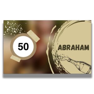 Abraham 50 spandoek – Champagne - 200 x 120 cm