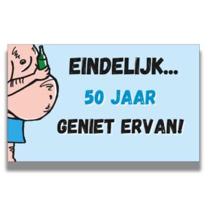 Abraham 50 spandoek – De Bierbuik - 200 x 120 cm