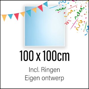 Spandoek maken 100 x 100 cm