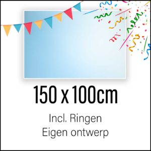 Spandoek maken 150 x 100 cm