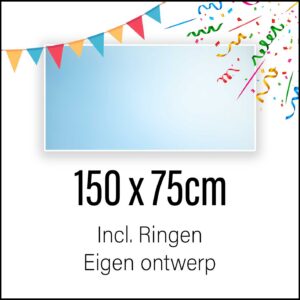 Spandoek maken 150 x 75 cm