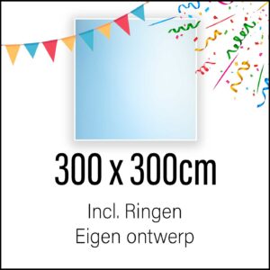 Spandoek laten maken 300 x 300cm
