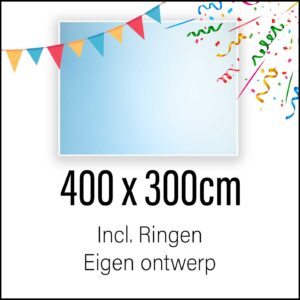 Spandoek laten maken 400 x 300 cm