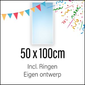 Spandoek maken 50 x 100 cm